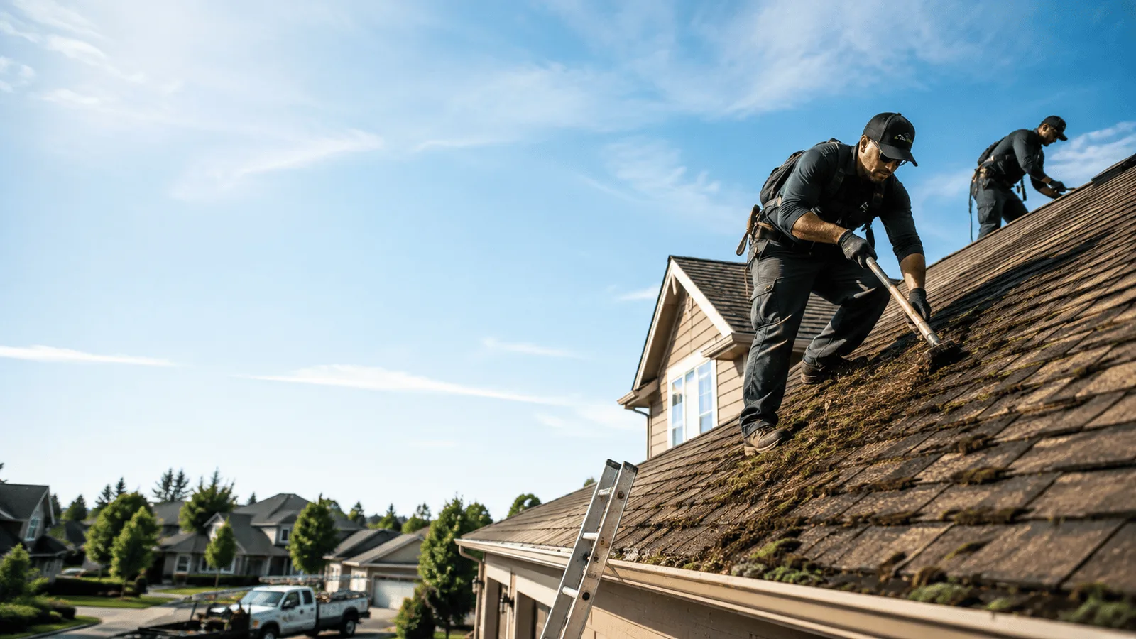 Roof Moss Removal in Blanchard, OK near me